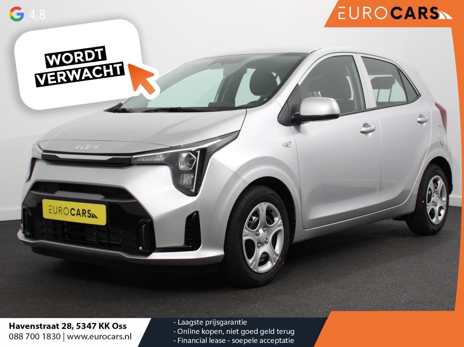 Kia Picanto 1.0 DPI Automaat DynamicLine Navigatie Apple Car, Stof, 4 stoelen, Origineel Nederlands, Bedrijf