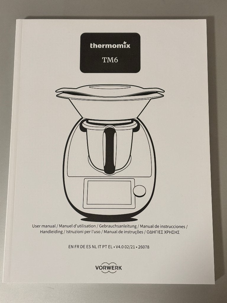 nieuwe Thermomix TM6 handleiding, Overige typen, Nieuw, Ophalen of Verzenden, Wit
