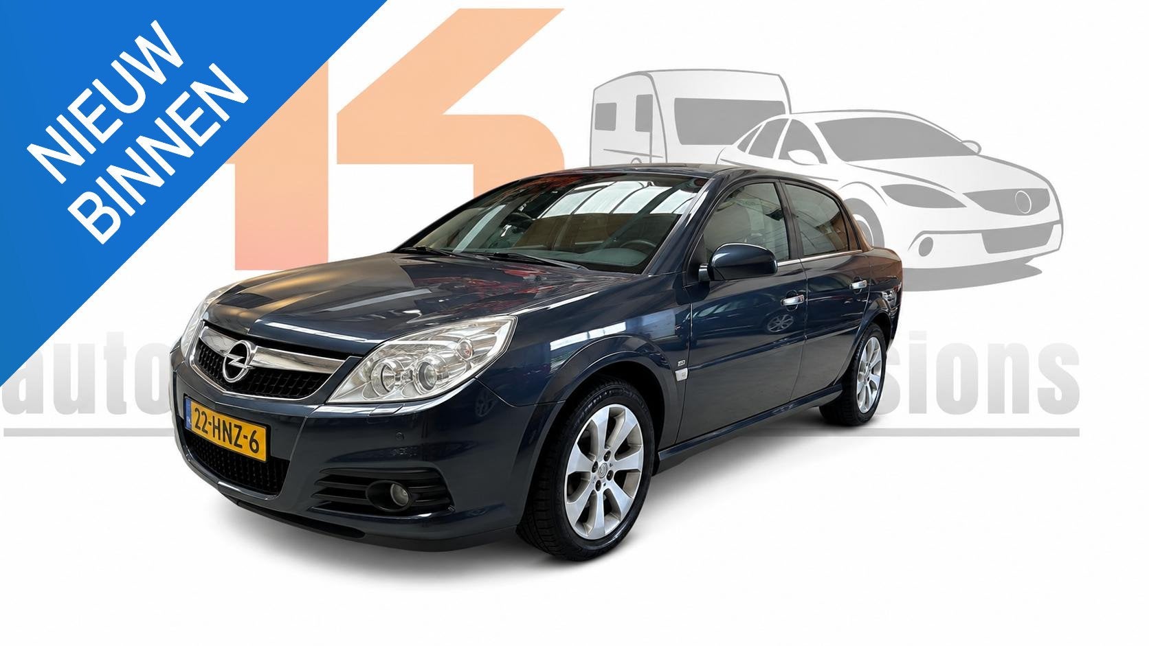 Opel Vectra 1.8-16V Executive Leer, Navi, Bluetooth, Trekhaa, Auto's, Voorwielaandrijving, Gebruikt, 1295 kg, 4 cilinders