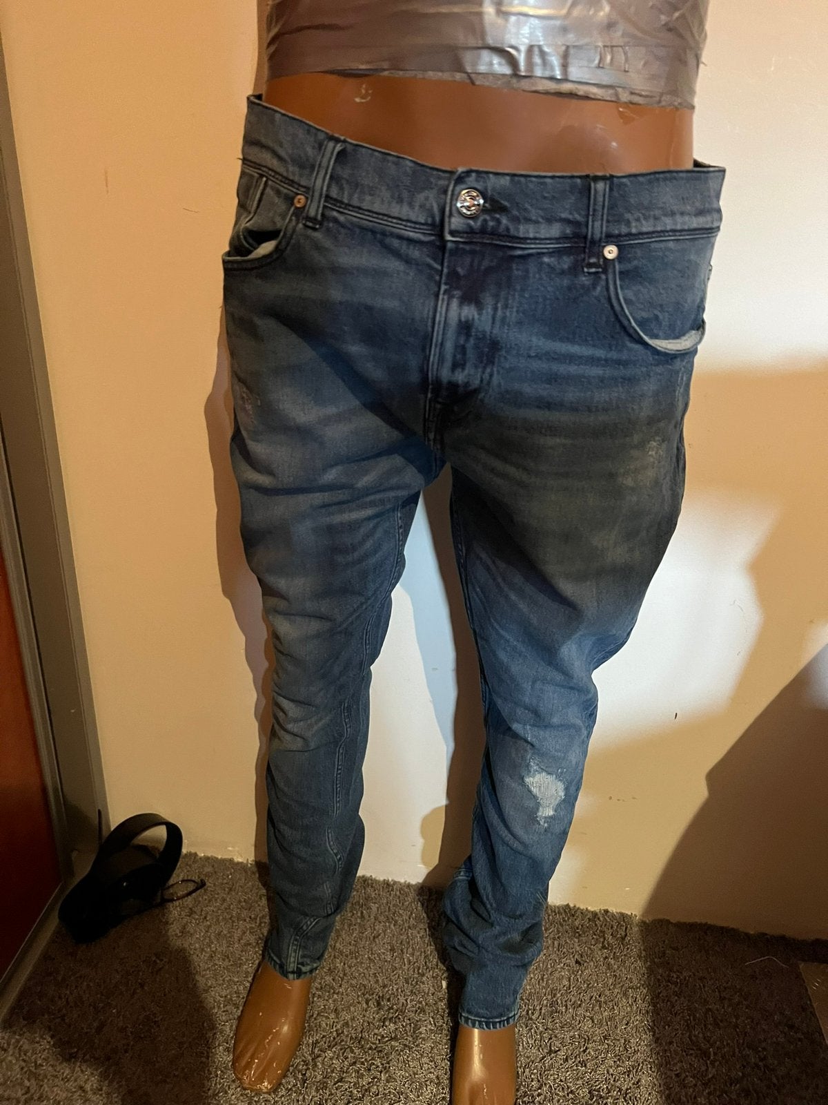 7 FOR ALL MANKIND spijkerbroek maat 38  origineel ZGAN, Blauw, G, Ophalen of Verzenden, Zo goed als nieuw