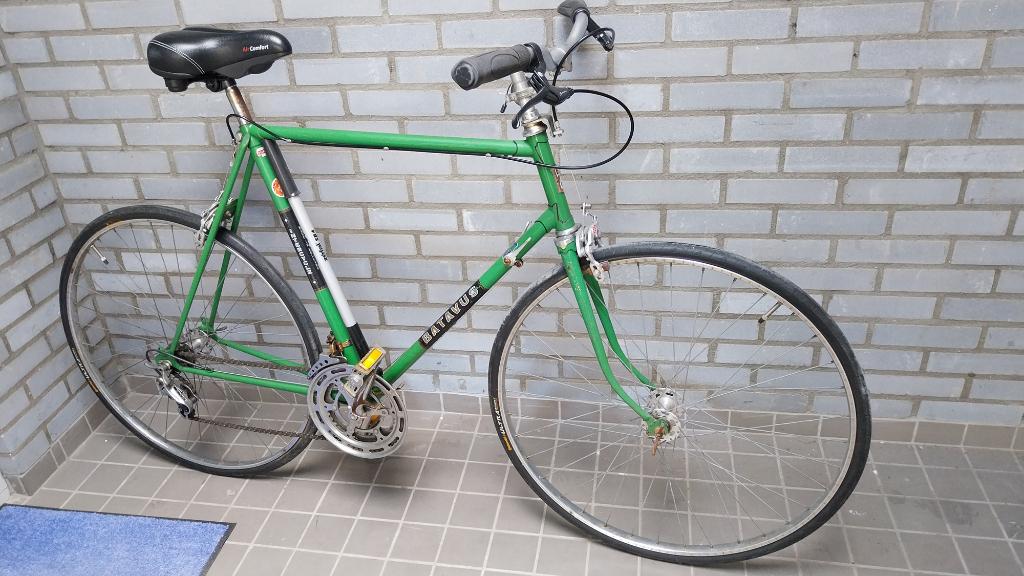Vintage Batavus racefiets uit 1977, Fietsen en Brommers, Ophalen, Gebruikt, Velgrem, Batavus