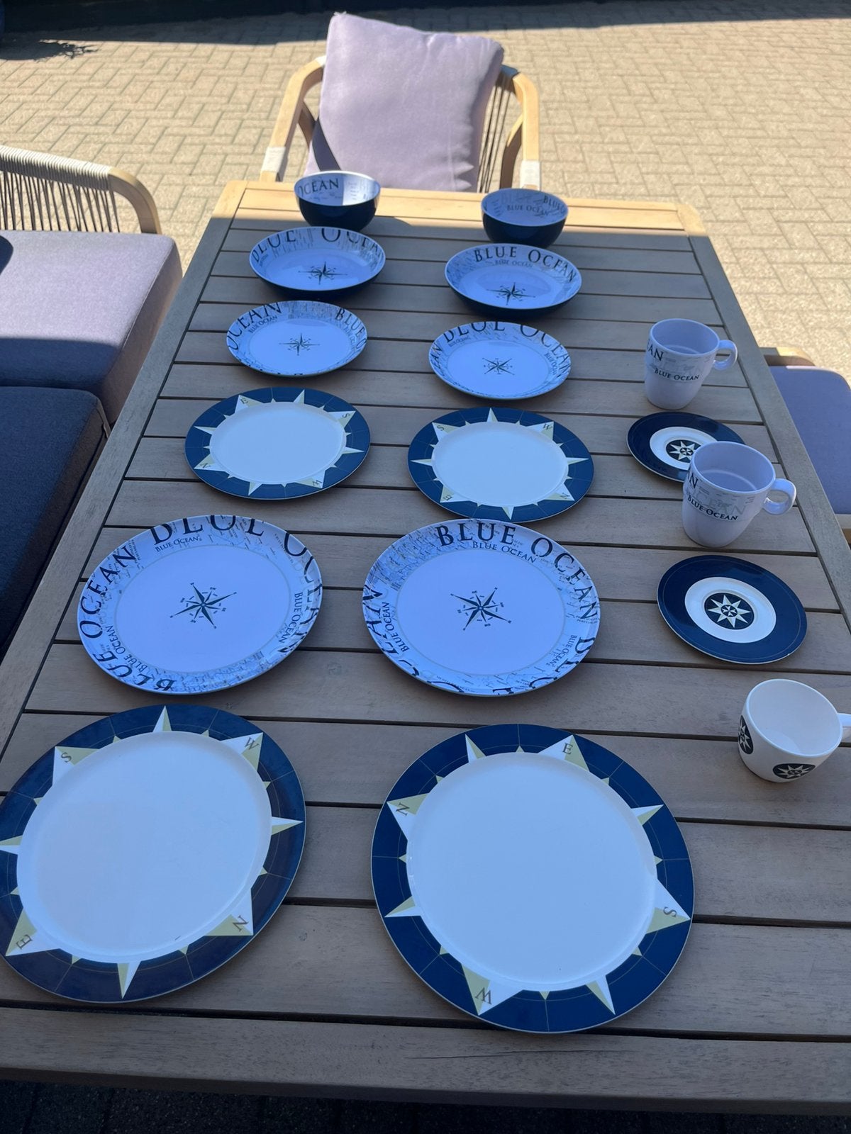 Melamine servies, Ophalen