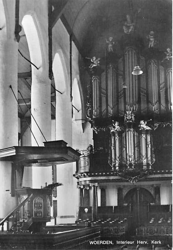 R060 Woerden Herv. Kerk Orgel Kerkorgel - Uitg Kraayenbrink, Ophalen of Verzenden, 1960 tot 1980, Utrecht