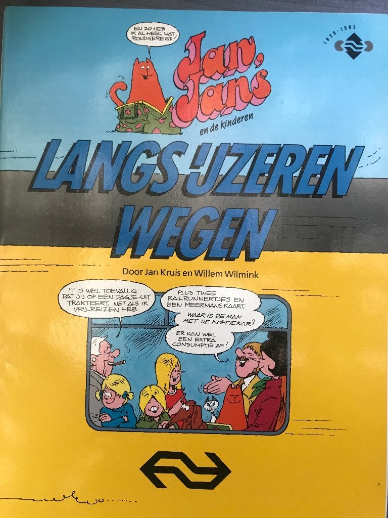 Jan, Jans en de kinderen Langs IJzeren Wegen, Eén stripboek, Ophalen of Verzenden, Zo goed als nieuw