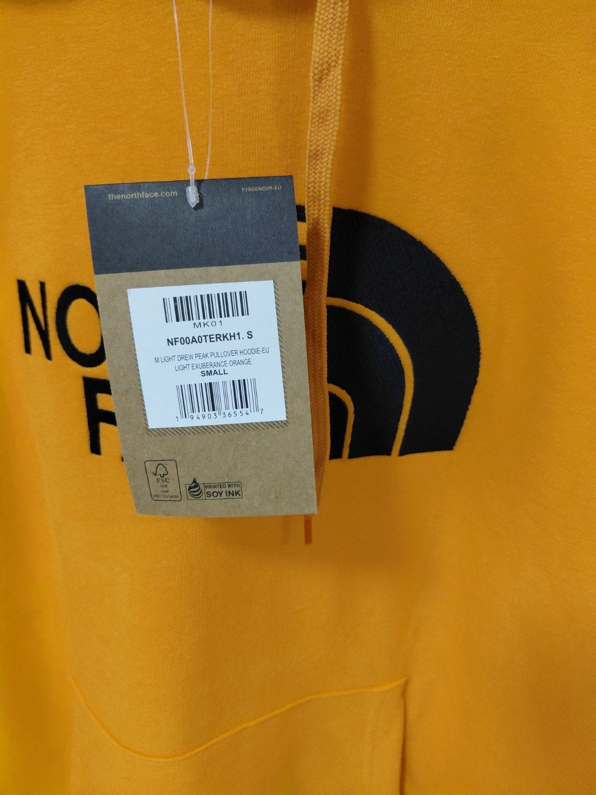 The North Face Drew Peak Hoodie - Nieuw met labels, Ophalen, Geel, Nieuw, The North Face