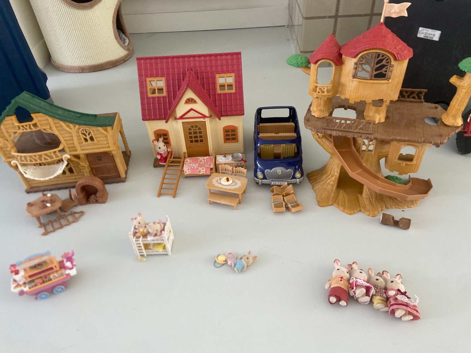 Sylvanian families 8 sets, Ophalen of Verzenden, Zo goed als nieuw, Toebehoren