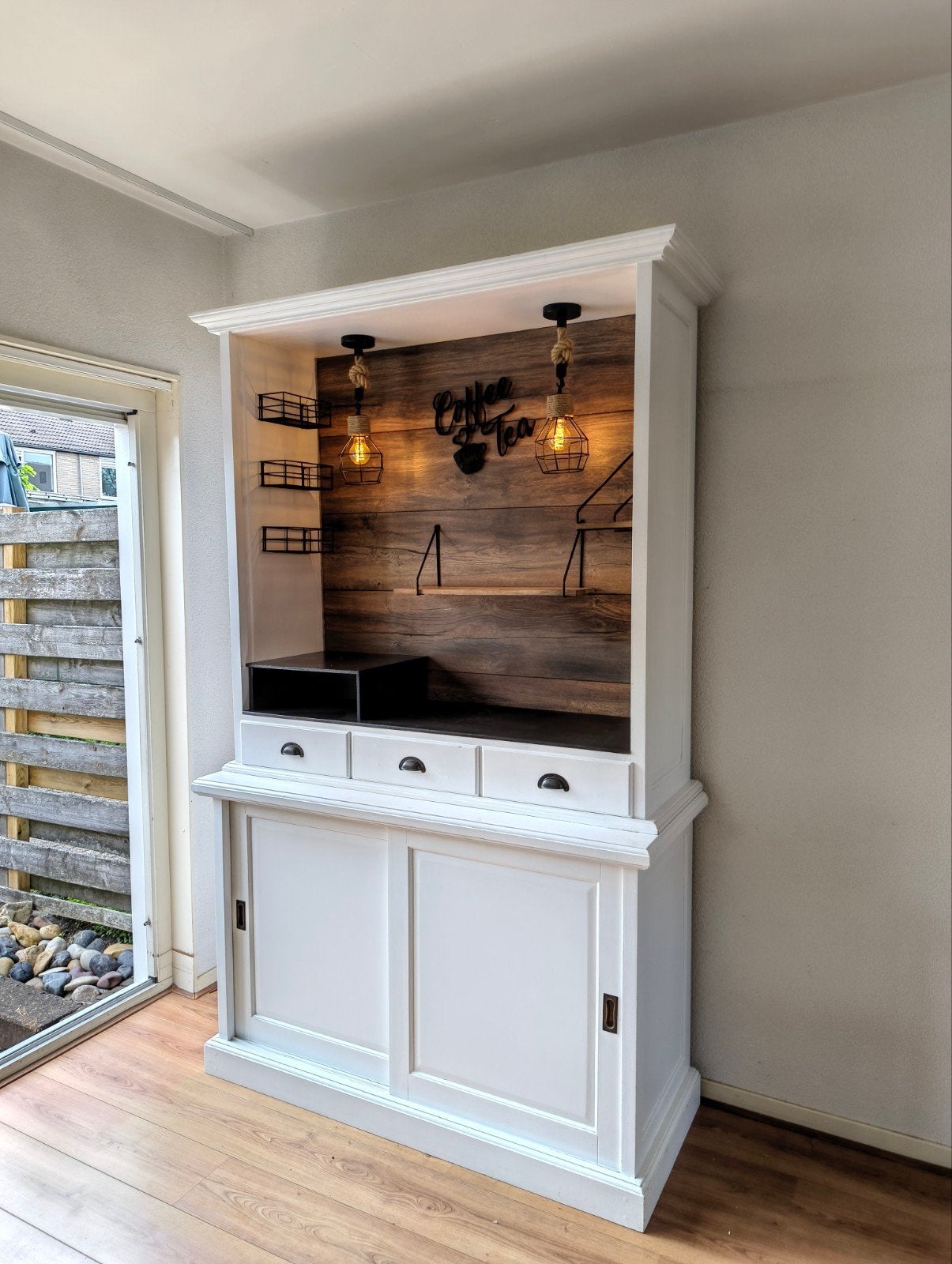 buffet kast UNIEK!, Ophalen, Gebruikt, 25 tot 50 cm, 200 cm of meer