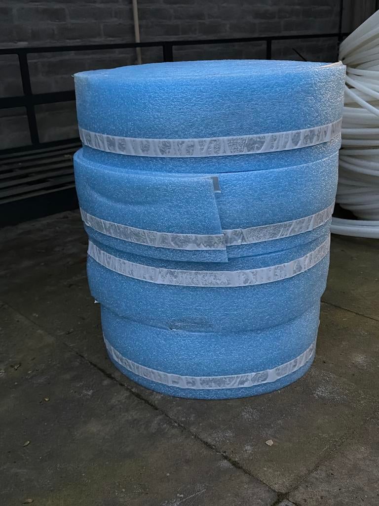 Randisolatie 8mm dik, 150mm hoog, 25mtr lang, Minder dan 4 cm, Overige materialen, Nieuw, Ophalen of Verzenden
