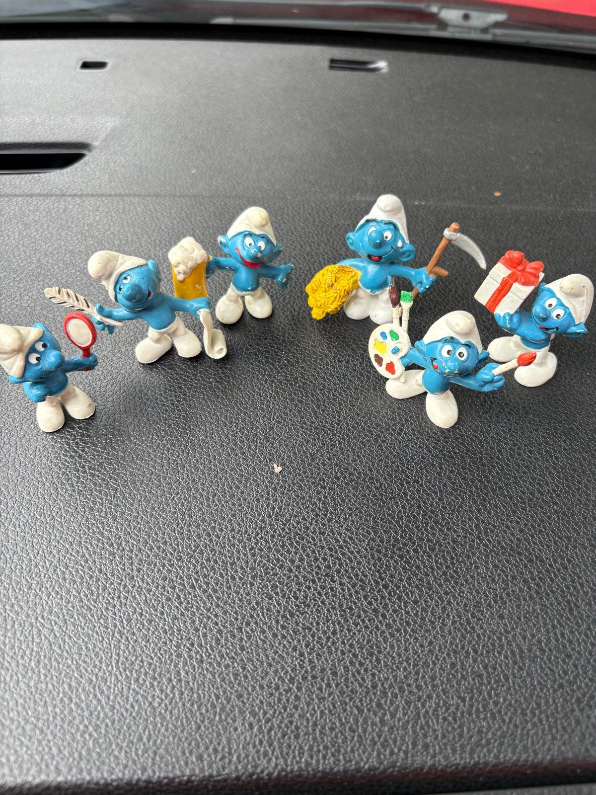Grote collectie Smurfen beeldjes - Vintage Bully/Peyo, Verzamelen, Ophalen of Verzenden, Gebruikt, Verschillende Smurfen, Poppetje, Figuurtje of Knuffel
