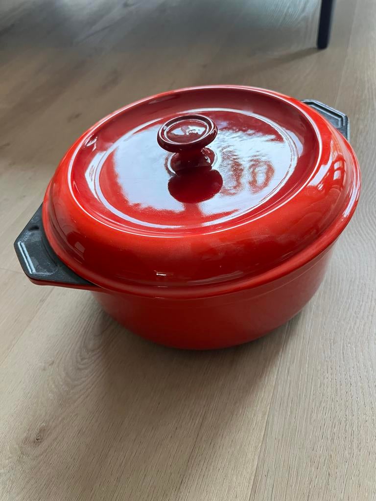 Gietijzeren Braadpan - Zo goed als nieuw - France, Huis en Inrichting, Ophalen of Verzenden, Zo goed als nieuw, Gietijzer, Koekenpan of Braadpan