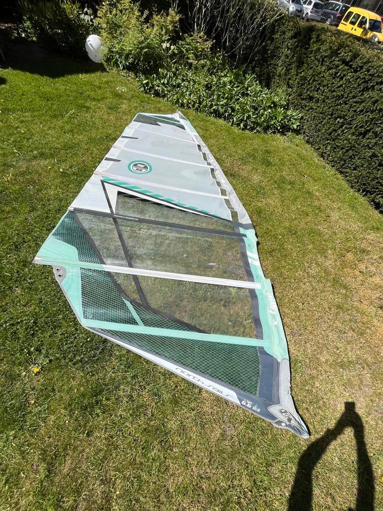 North Sails X-type 6.6 windsurfzeil, Watersport en Boten, Windsurfen, Ophalen, Gebruikt, Zeil, 5 tot 7 m²