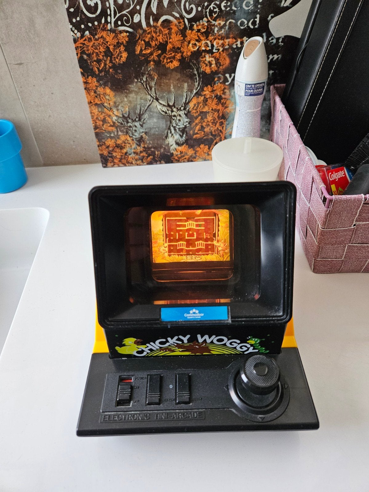 chicky woggy table top game van commodoor, 1 speler, Ophalen of Verzenden, Zo goed als nieuw, Vanaf 3 jaar