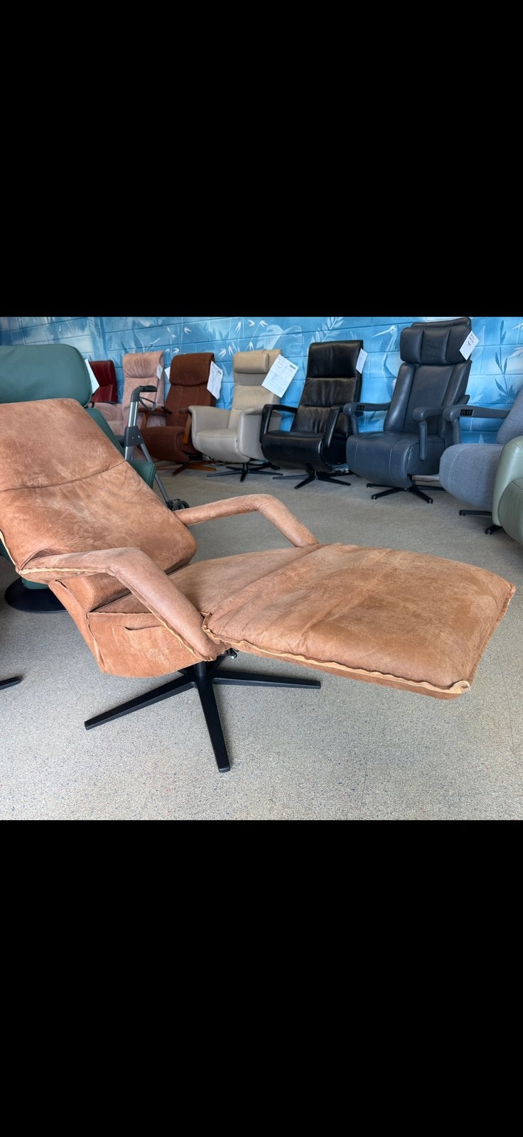 Chill line relaxfauteuil relax stoel gratis bezorging, Ophalen of Verzenden, Zo goed als nieuw, Stof, Ruim 100 tweedehands relax fauteuils en sta op stoelen