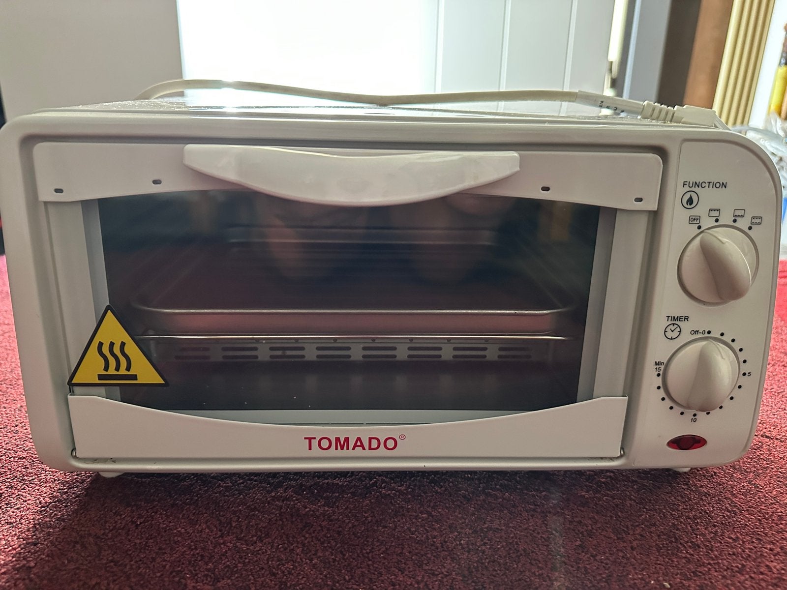 Tomado GR09B-G Compacte Mini-Oven / Snackoven – 800W, Ophalen of Verzenden, Gebruikt, Minder dan 45 cm