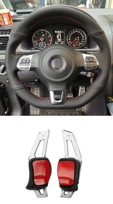 Flippers Schakel Paddles Stuur Geschikt Voor Vw Golf 6 DSG, Verzenden, Automotive Parts, A.parts@hotmail.nl, Trasmolenlaan 12 3447 GZ Woerden