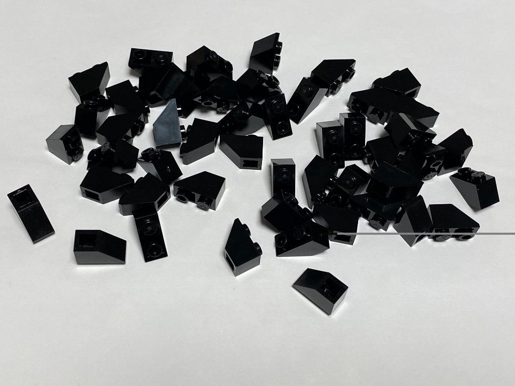 Partij 50x 2x1 omgekeerde Lego dakpan in diverse kleuren, Overige thema's, Lego, Nieuw, Ophalen of Verzenden