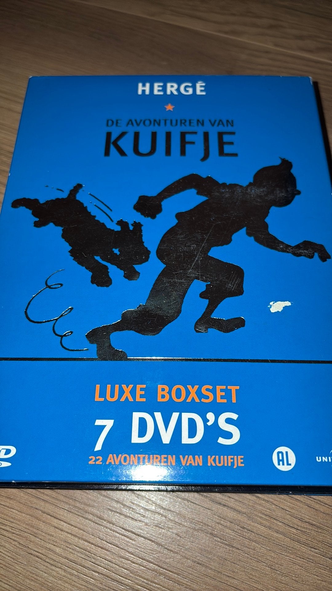De Avonturen van Kuifje: Luxe Boxset met 7 dvd’s van Hergé., Ophalen of Verzenden, Zo goed als nieuw, Actie en Avontuur