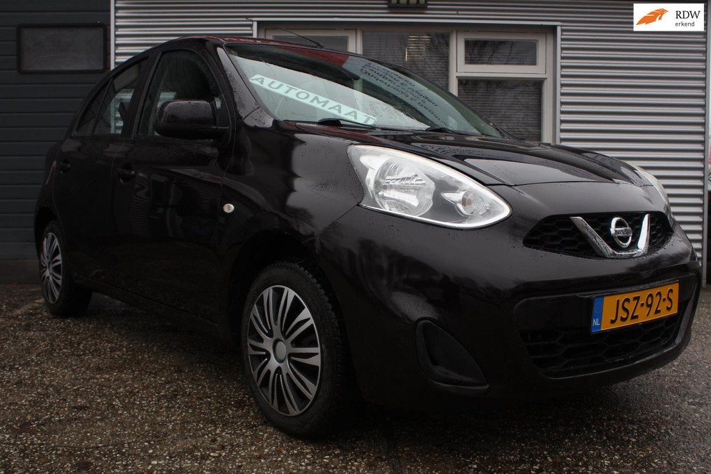 Nissan Micra 1.2 Acenta AUTOMAAT, airco, 5-deurs, 55dkm! net, Auto's, Euro 5, Overige kleuren, 1198 cc, 19 km/l
