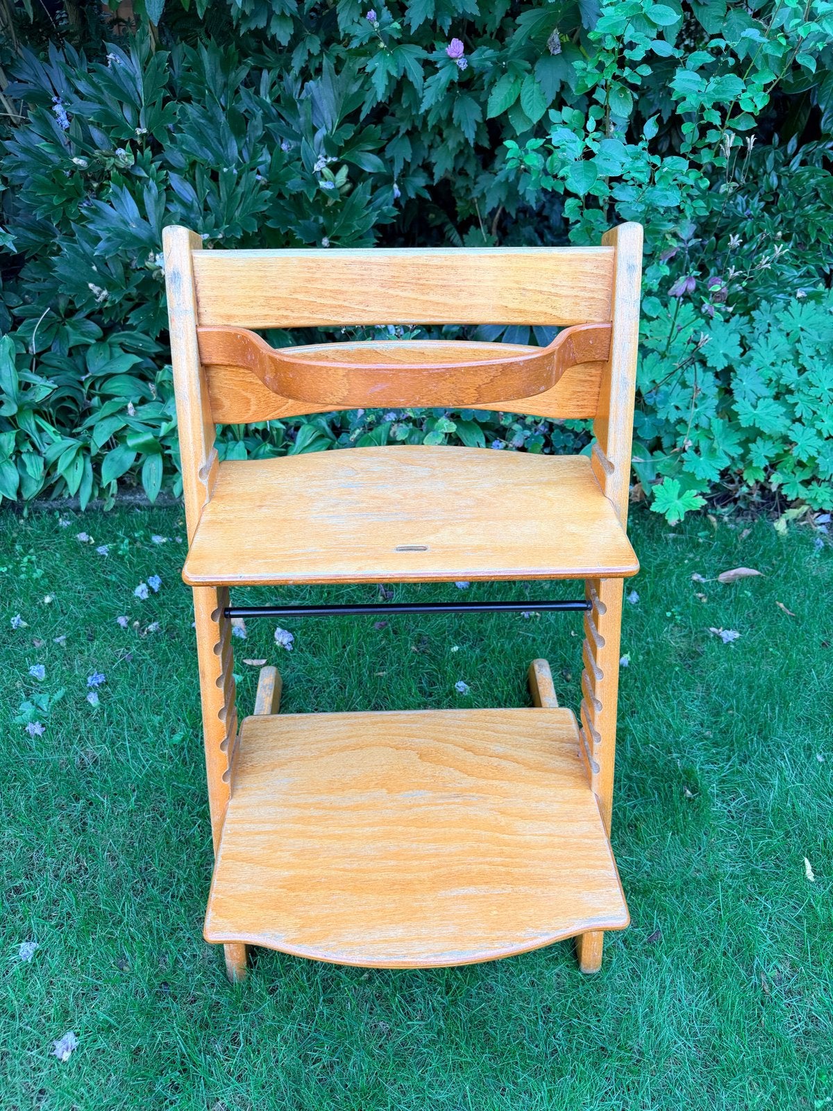 Stokke Tripp Trapp stoel met beugel Triptrap, Ophalen, Gebruikt, Meegroeistoel, Aanschuifbaar