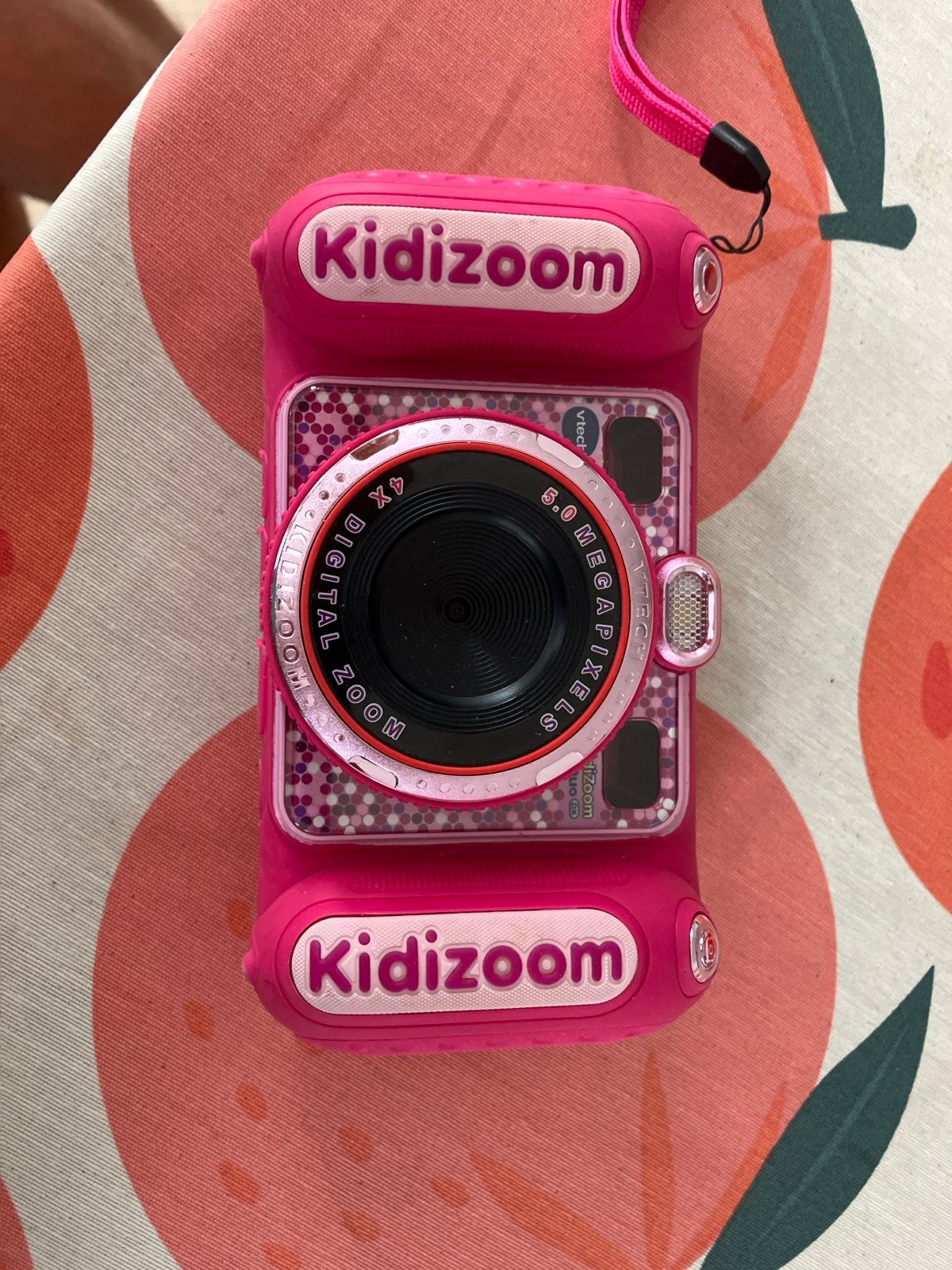 VTech Kidizoom Duo DX roze kindercamera, Gebruikt, Compact, Ophalen of Verzenden, Overige Merken