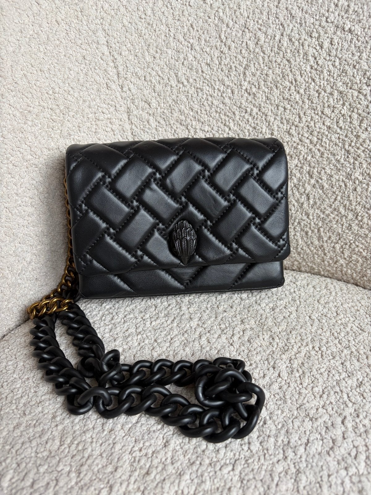 Kurt Geiger London Kensington tas zwart, Ophalen of Verzenden, Nieuw, Zwart, Schoudertasje