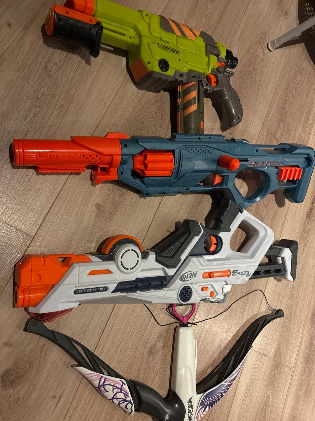 Grote Nerf collectie met veel pijltjes, Ophalen of Verzenden, Gebruikt, Jongen of Meisje