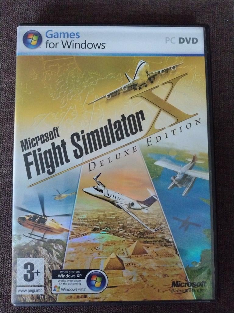 Microsoft Flight Simulator X - PC Game, Spelcomputers en Games, Online, Gebruikt, 1 speler, Ophalen of Verzenden