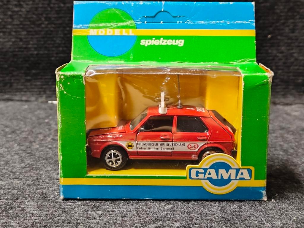 Volkswagen Golf mk1 1:43 Gama AvD Verkeersdienst, Ophalen of Verzenden, Auto, Gama