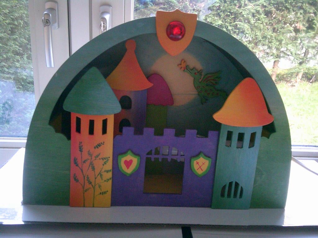 Lamp kasteel sprookje De Noest, Ophalen of Verzenden, Zo goed als nieuw