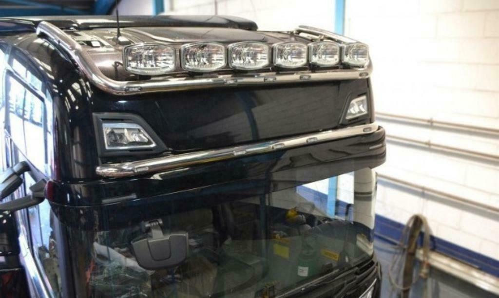 Rvs visor bar scania next generation R & S, Ophalen, Nieuw, Scania, Verlichting