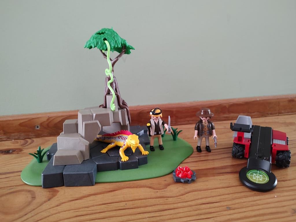 Playmobil schattenjager 4847 - compleet maar zonder doos, Ophalen of Verzenden, Gebruikt, Complete set