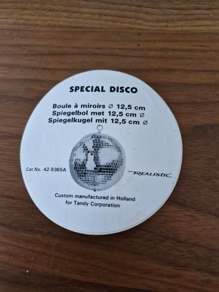 4810 Sticker Realistic Spiegelbol - Special Disco, Ophalen of Verzenden