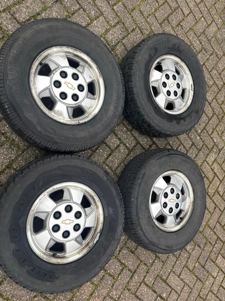 Chevrolet Velgen 6 x 139.7 16 inch, Ophalen, Gebruikt, Velg(en), 16 inch