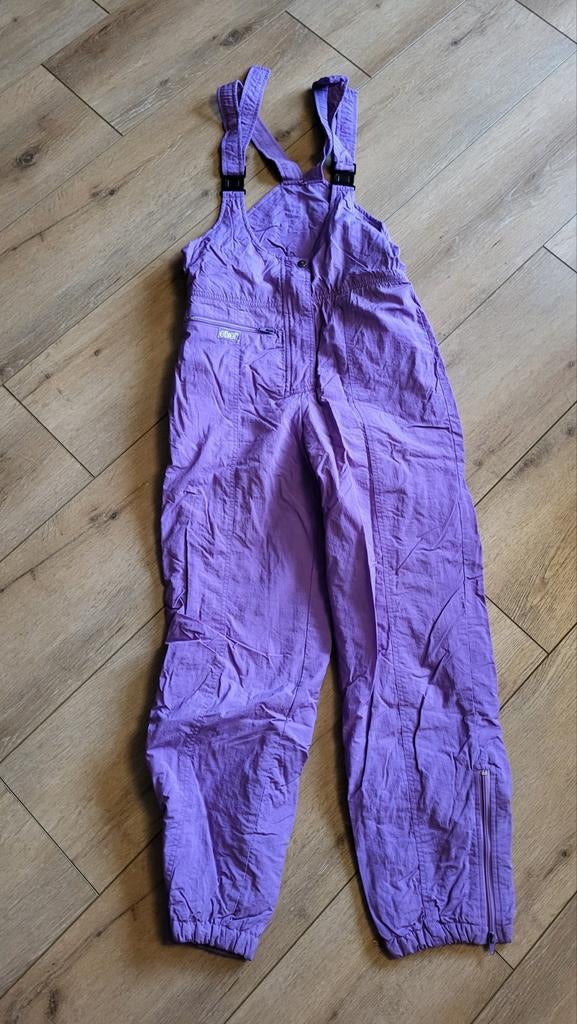 Vintage Etirel Skibroek Paars, Ophalen of Verzenden, Gedragen, Etirel, Broek
