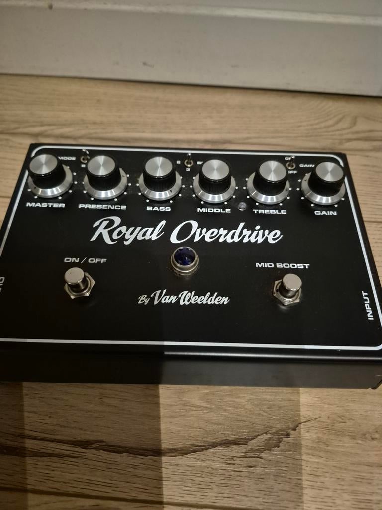Van Weelden Royal Overdrive Pedaal, Ophalen of Verzenden, Zo goed als nieuw, Distortion, Overdrive of Fuzz