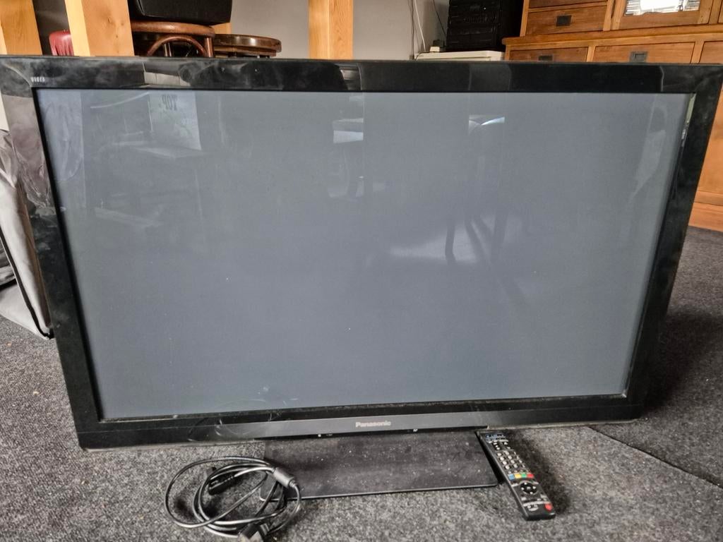 42 inch Panasonic Televisie, Ophalen, Gebruikt, Panasonic, 50 Hz