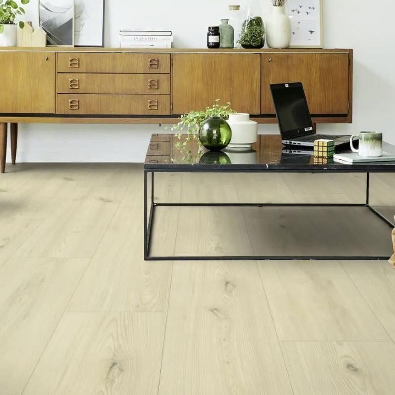 Tarkett Plak PVC Beige Brushed Elm, 75 m² of meer, Beige, Nieuw, Ophalen of Verzenden