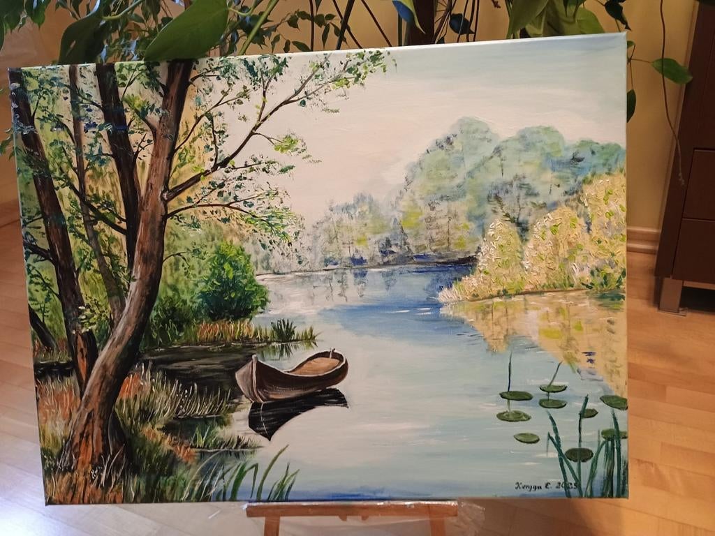 Olieverf Schilderij 60/80, Verzenden