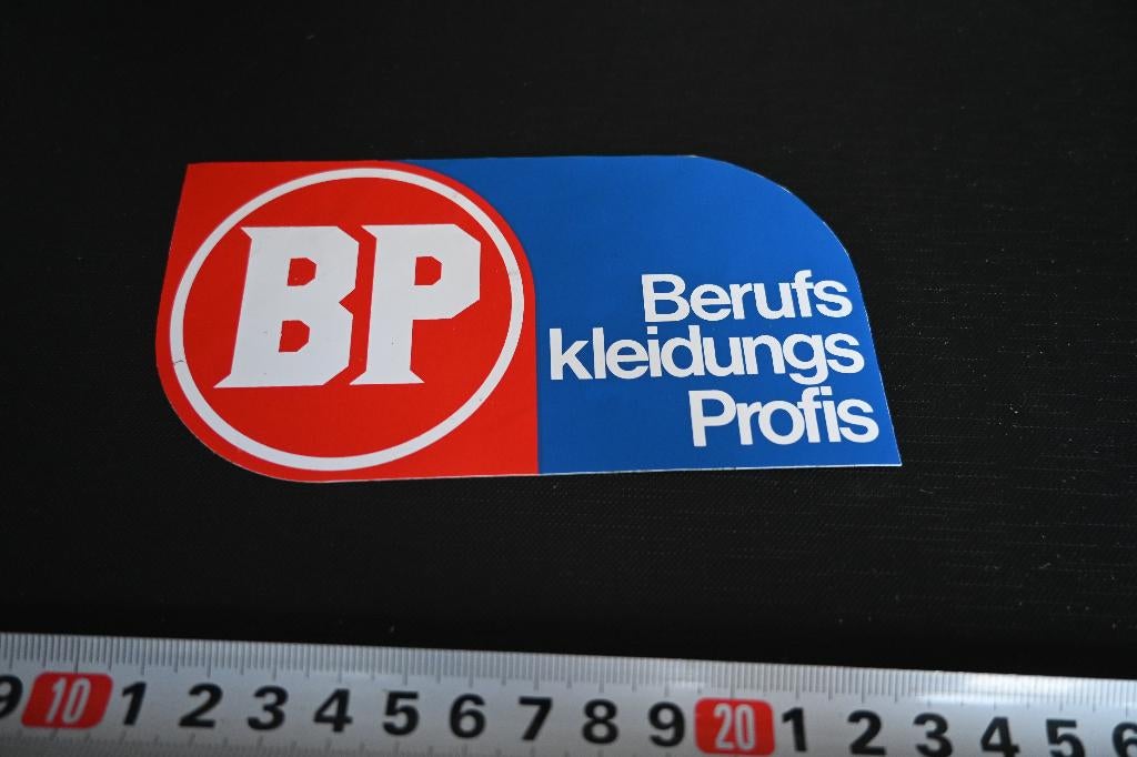 sticker BP  Berrufs kleidungs Profis, Ophalen, Zo goed als nieuw