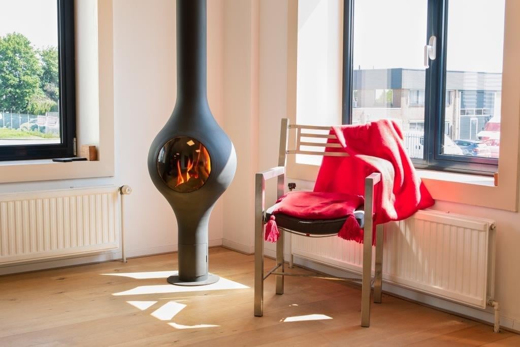 Focus designhaard BoaFocus gesloten gashaard showmodel, Ophalen, Zo goed als nieuw, Vrijstaande haard, Gashaard
