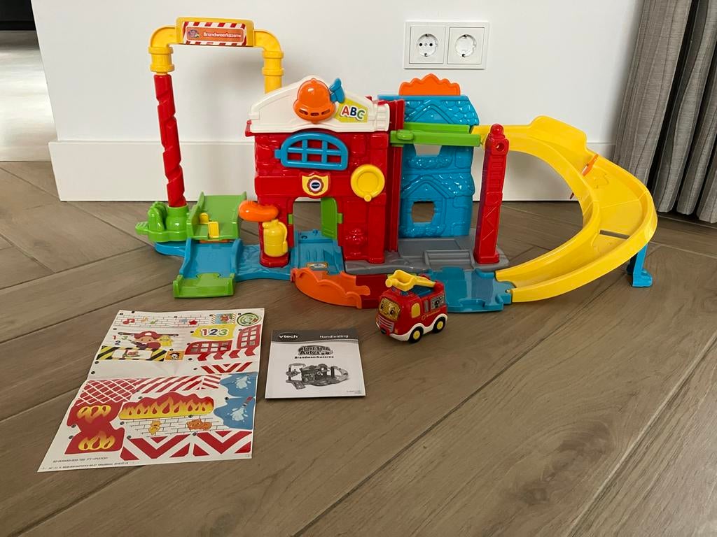 VTech Toet Toet Brandweerkazerne - Zo Goed Als Nieuw, Ophalen, Zo goed als nieuw, Bouwen, Met licht