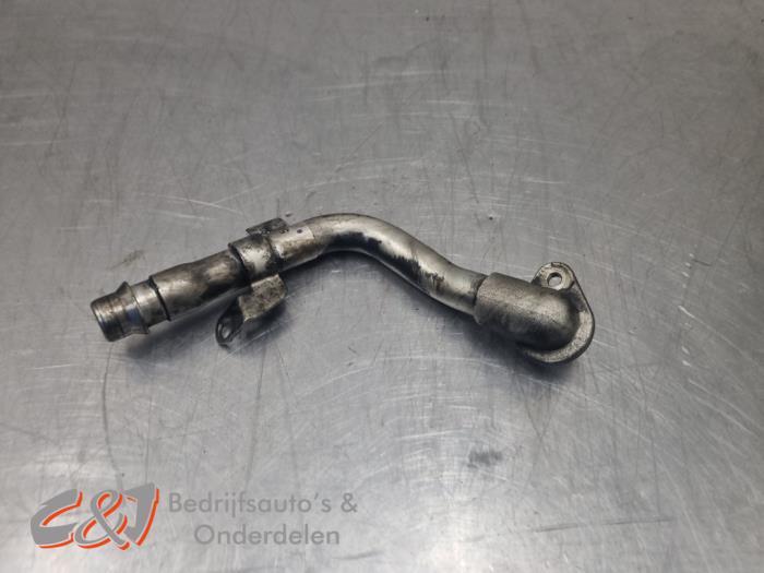 Waterslang aansluiting van een Iveco New Daily