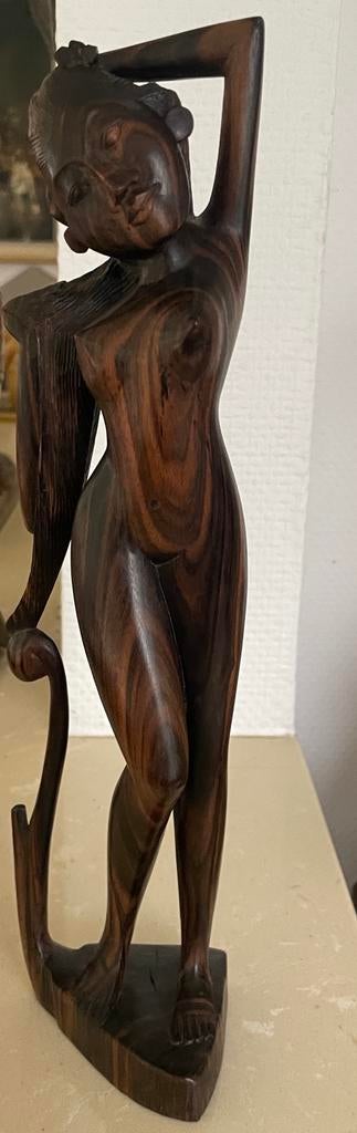 Balinees coromandel houten beeldje, Ophalen of Verzenden