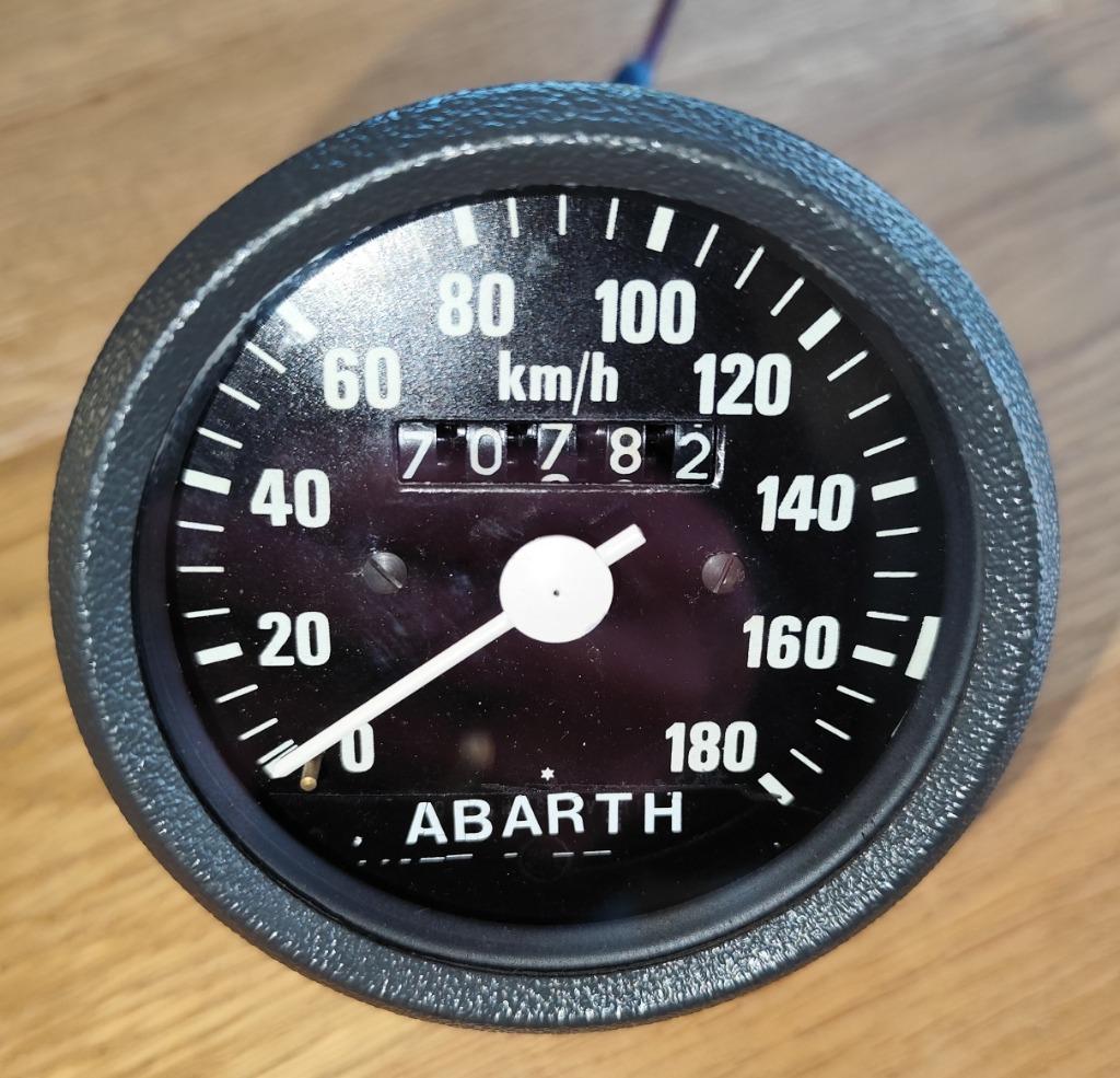 Kmteller Fiat Abarth herstel instrument, Ophalen of Verzenden, Gebruikt, Fiat