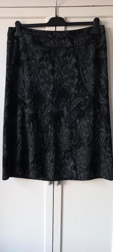 Gerry Weber rok zwart-grijs maat 44 zgan, Zwart, Maat 42/44 (L), Ophalen of Verzenden, Zo goed als nieuw
