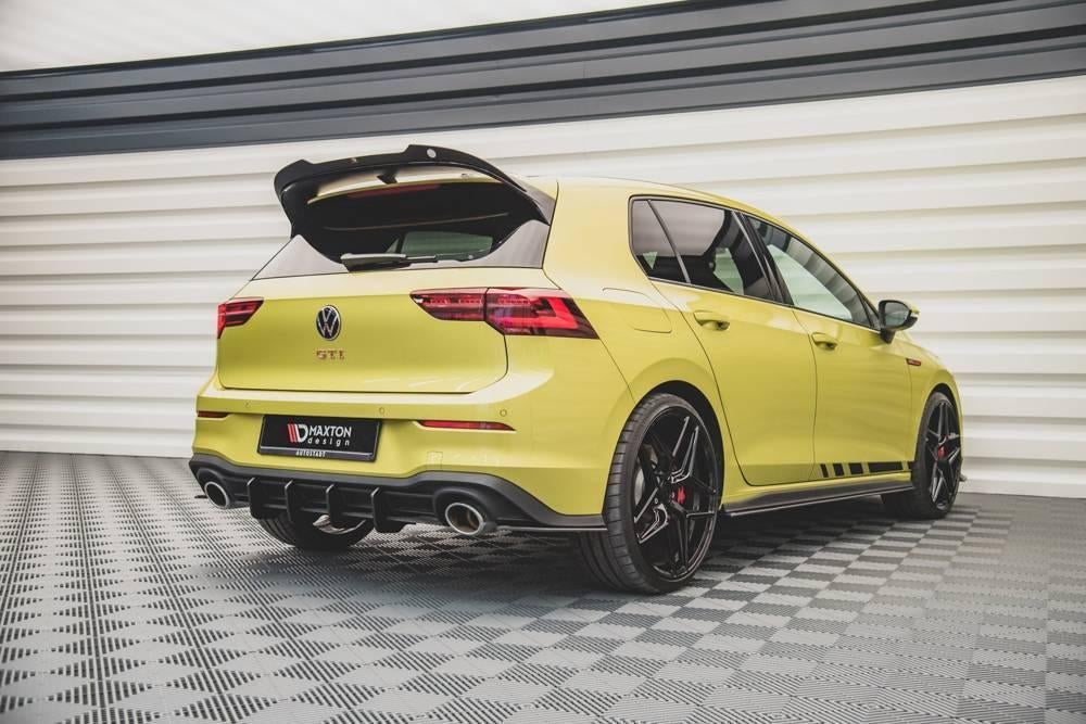 Race Voorlip sideskirt diffuser - Golf 8 GTI Clubsport, Ophalen of Verzenden