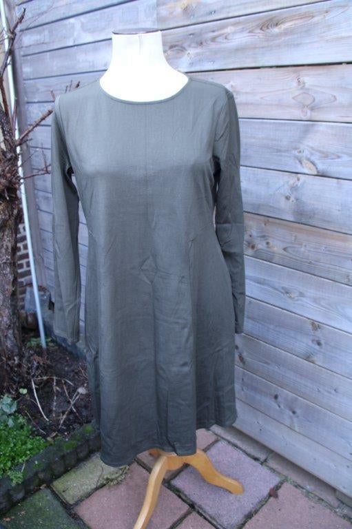 Jurk kaki No man's Land mt XL Vaste prijs, Maat 46/48 (XL) of groter, Ophalen of Verzenden, Zo goed als nieuw, Knielengte