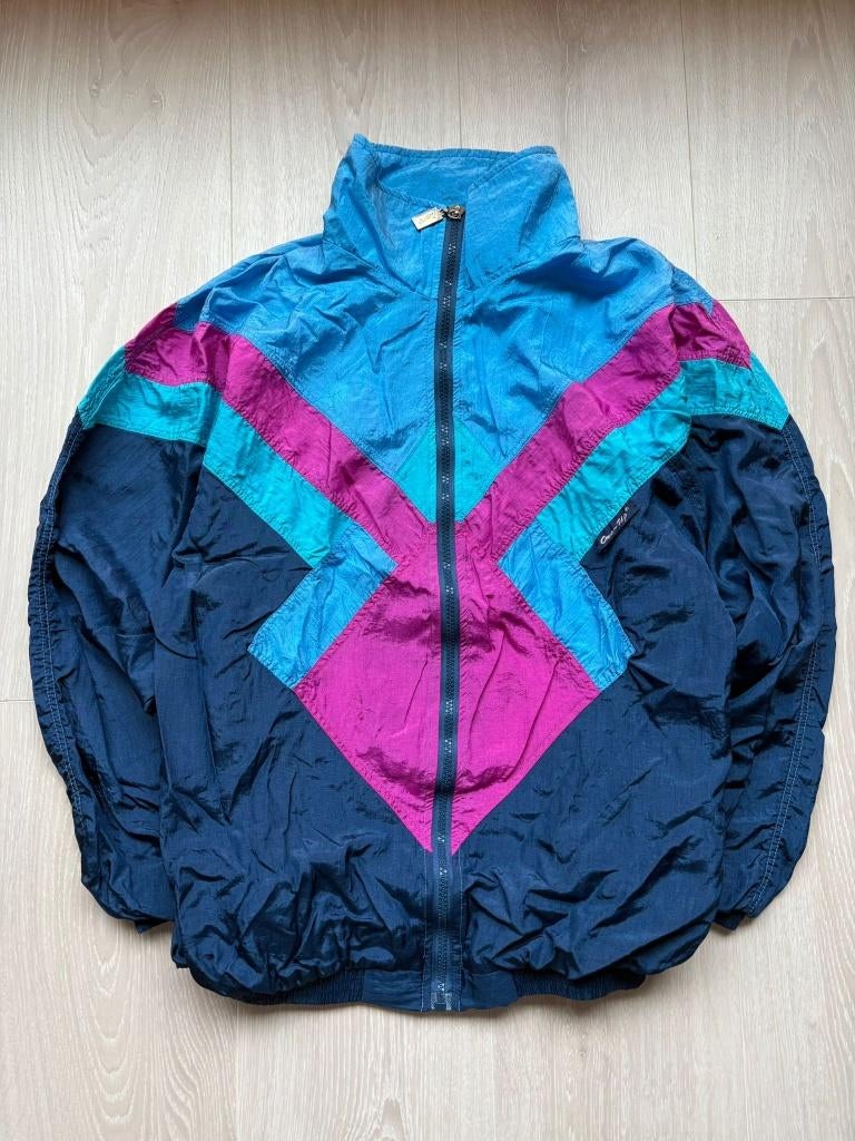 Vintage Windbreaker Jas M, ., Vintage, Ophalen of Verzenden, Zo goed als nieuw