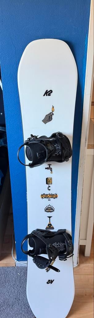 K2 afterblack snowboard 160, Ophalen, Gebruikt, Board
