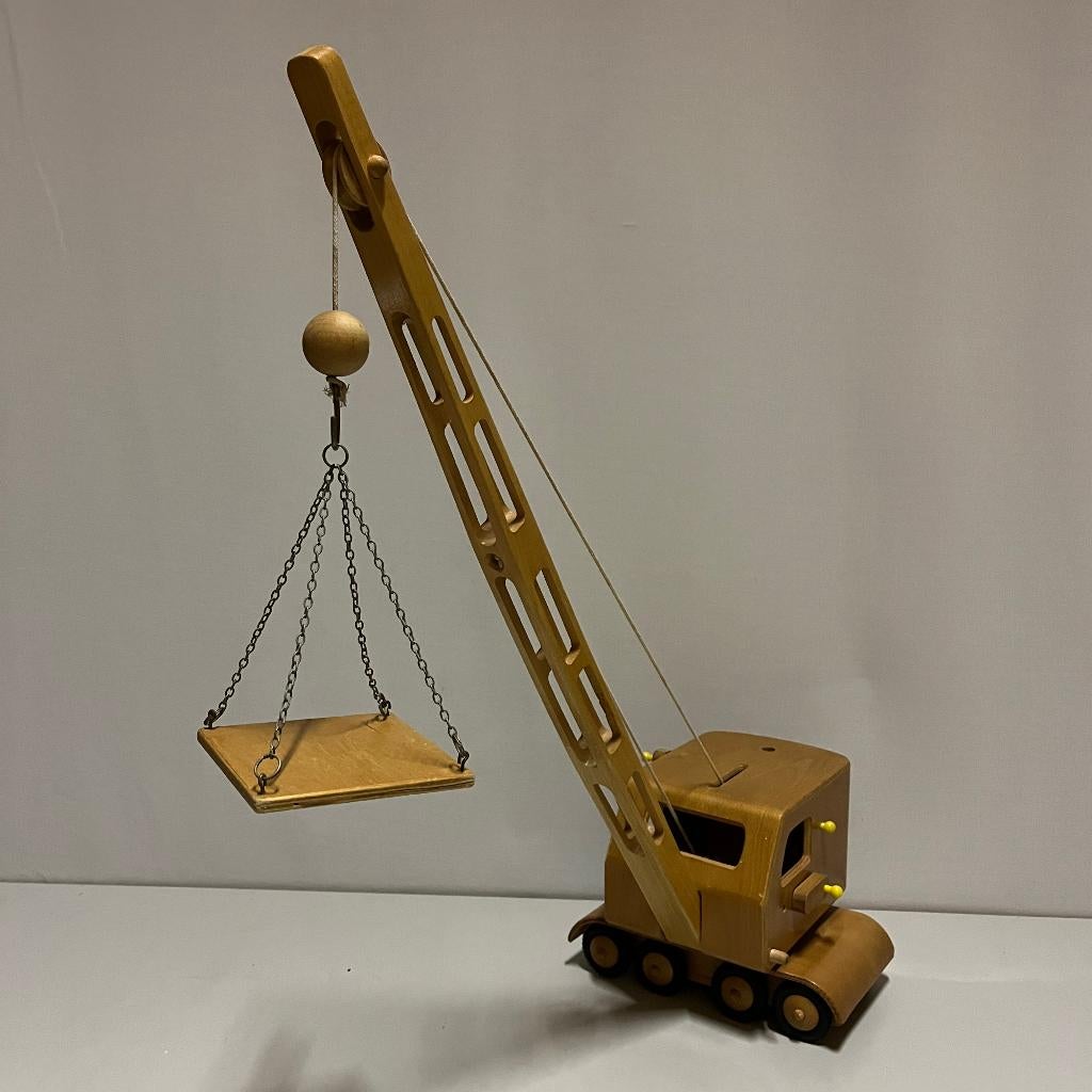 jaren 50 60 70 oost-duits ddr speelgoed hijskraan, Ophalen of Verzenden
